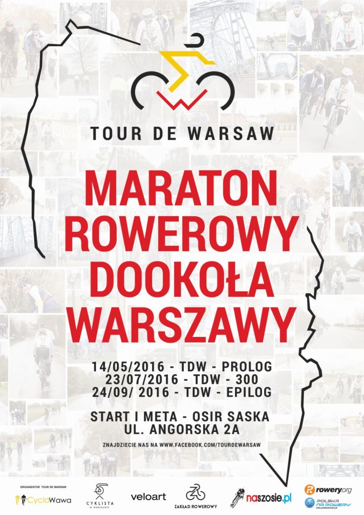 Tour de Warsaw 2016 plakat