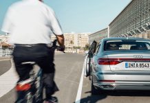 Audi A8 z nowym systemem zabezpieczającym rowerzystów