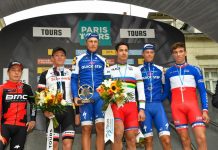 Trentin, Andersen i Drucker po Paris-Tours