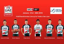UAE Team Emirates na wyścig w Argentynie