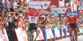 Vuelta a España 2018: Simon Clarke wygrał piąty etap, Molard nowym liderem