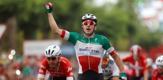 Vuelta a España 2018: Viviani wygrał trzeci etap. Kwiatkowski nadal liderem