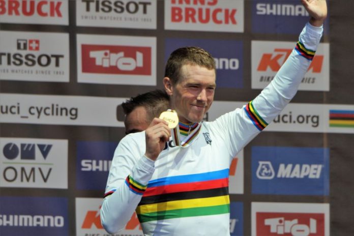 Rohan Dennis - mistrz świata w jezdzie na czas Innsbruck 2018