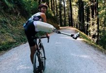 Amputacja nic nie zmieniła. Adrien Costa znów na rowerze!