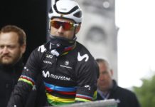 Alejandro Valverde miał kraksę trzy dni przed Liège-Bastogne-Liège