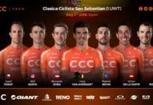 Skład CCC Team na Clásica de San Sebastián i Prudential RideLondon – Surrey Classic