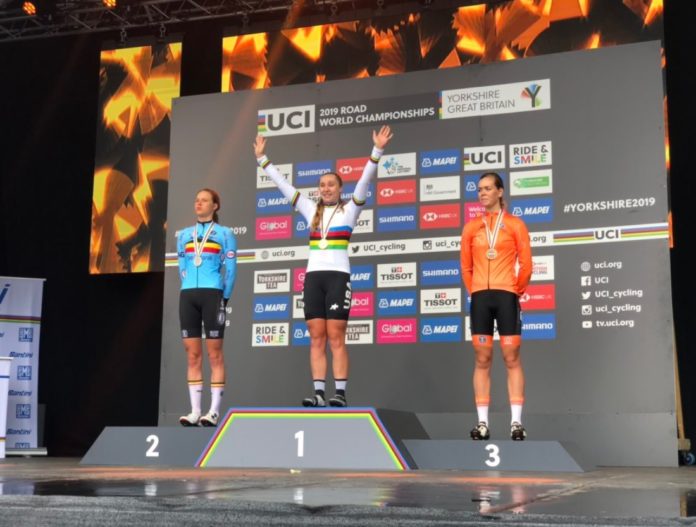 Megan Jastrab podium