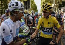 Nairo Quintana atakuje Alejandro Valverde