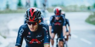 Michał Kwiatkowski oraz Chris Froome w składzie INEOS Grenadiers na Liège-Bastogne-Liège