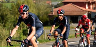 Chris Froome odebrał trofeum za wyścig Vuelta a España 2011