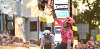 Tour de Pologne 2021: Julius van den Berg wygrywa z ucieczki Julius van den Berg