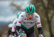 Jonas Koch, Luis-Joe Lührs i Ben Zwiehoff w BORA-hansgrohe Luis-Joe Lührs
