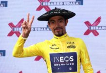 Daniel Martinez zastanawia się nad swoją przyszłością daniel martinez itzulia 2022_INEOS Grenadiers_Facebook