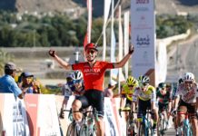 Muscat Classic 2023: Jenthe Biermans wygrywa sprint z małego peletonu