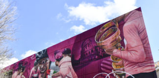 Na jednej z rzymskich stacji metra powstał mural poświęcony Giro d’Italia