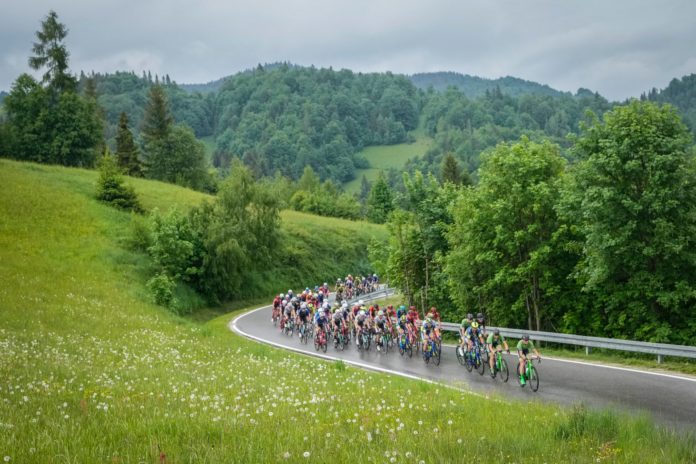 Małopolski Wyścig Górski peleton