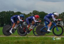 Drenthe 2023: Reprezentacja Francji po triumfie w sztafecie mieszanej