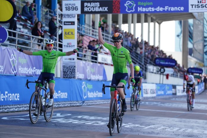 Jacob Omrzel Erazem Valjavec Paryż-Roubaix juniorów