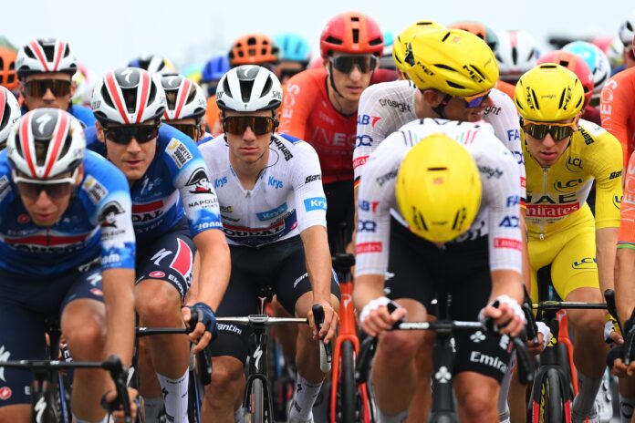 Remco Evenepoel, Tadej Pogacar, peleton Tour de France