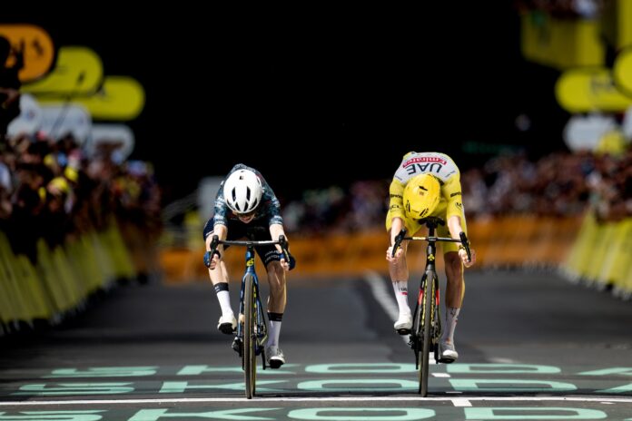 vingegaard pogacar tour de france 2024