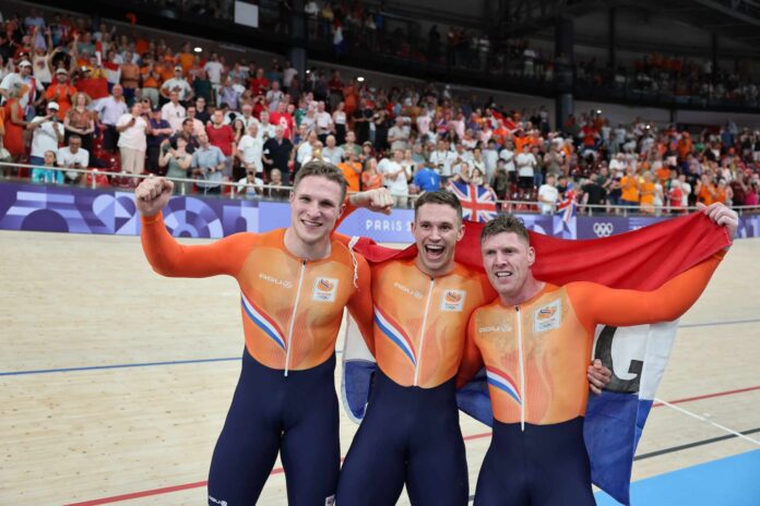 Jeffrey Hoogland, Harrie Lavreysen, Roy van den Berg