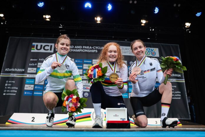 Puck Pieterse, Neve Bradbury, Antonia Niedermaier