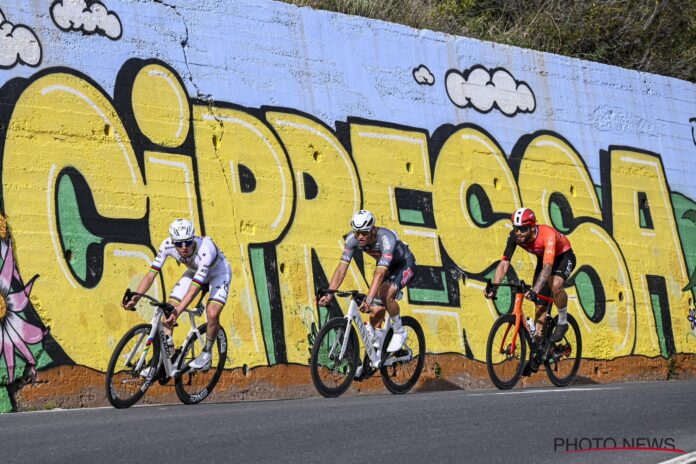 Tadej Pogacar, Mathieu van der Poel, Filippo Ganna, Cipressa