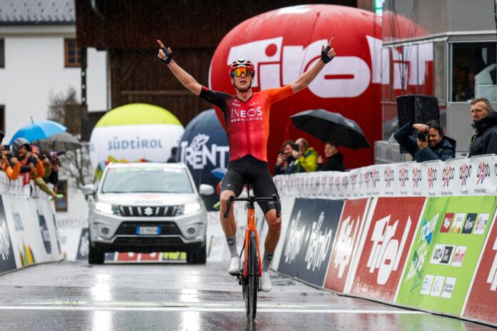 Thymen Arensman, Tour of the Alps 2025 etap 4