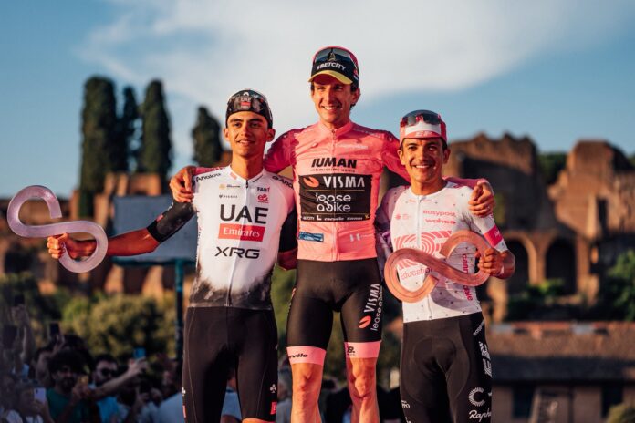 Simon Yates, Isaac del Toro, Richard Carapaz