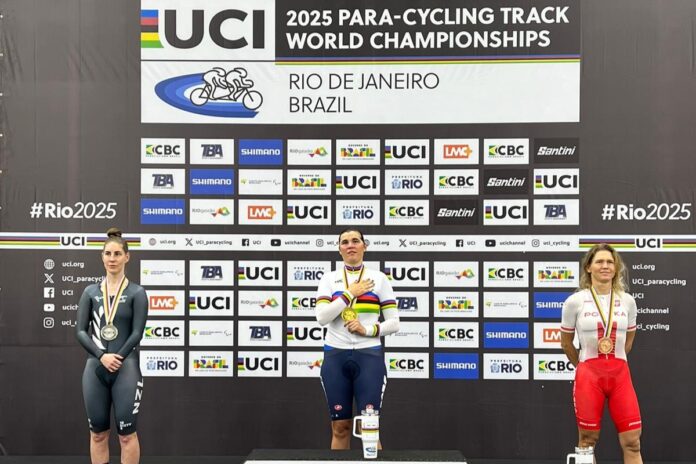 Anna Harkowska na podium