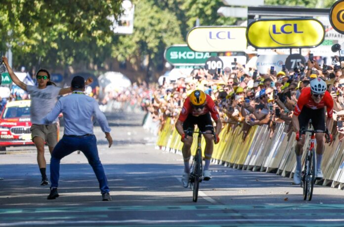 Tour de France protestujący