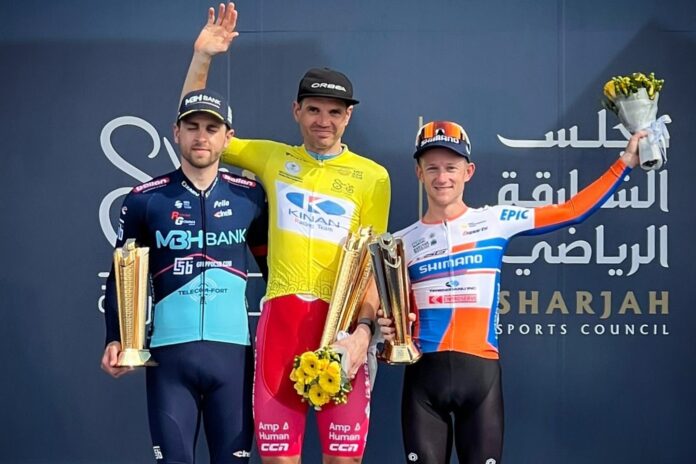 Marcin Budziński na podium