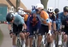 Kiaan Watts zawieszony na 25 dni przez UCI za uderzenie rywala
