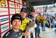 Dlaczego Matthew Brennan nie wypił piwa na podium Kuurne-Bruksela Kuurne 2026?