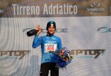 Tirreno-Adriatico 2026: Klasyfikacja generalna po 5. etapie