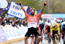 Dwars door Vlaanderen 2026: Filippo Ganna triumfuje w pięknym stylu, pechowy Wout van Aert
