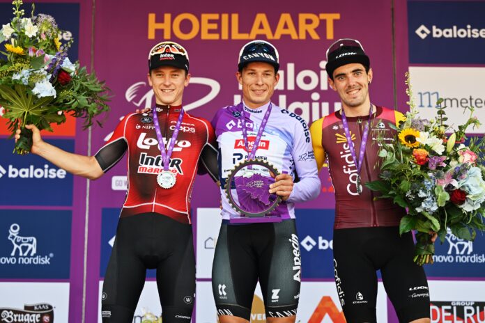 Baloise Belgium Tour podium Philipsen
