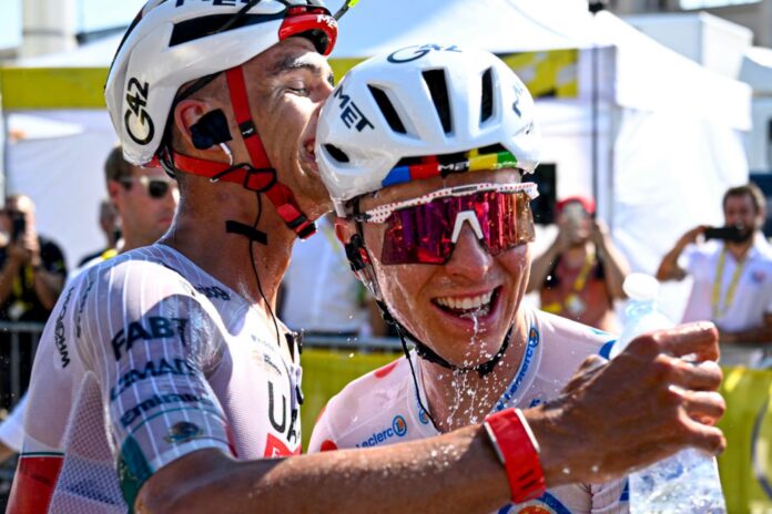 Isaac del Toro i Tadej Pogacar - Tour de France 2026