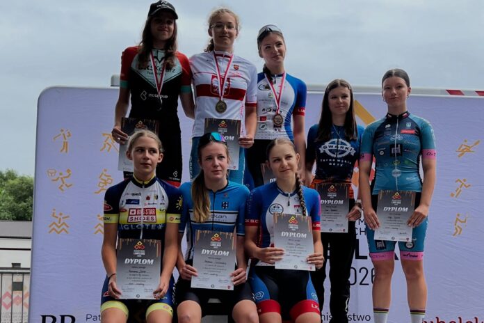 Lena Ruszkiewicz Maria Szołucha i Kornelia Szylko na podium OOM 2026