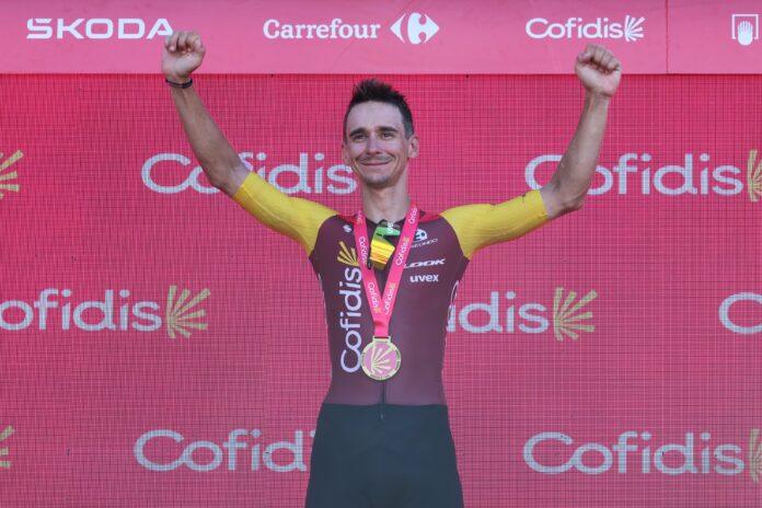 Bryan Coquard podium Vuelta