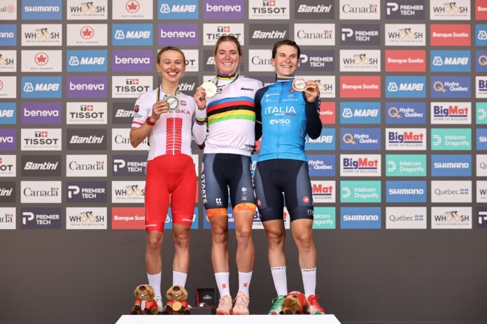 Demi Vollering, Katarzyna Niewiadoma, Elisa Longo Borghini