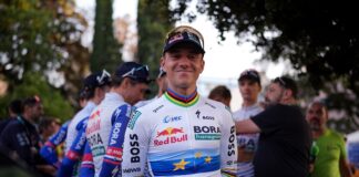 Remco Evenepoel zaprezentowany w koszulce mistrza Europy